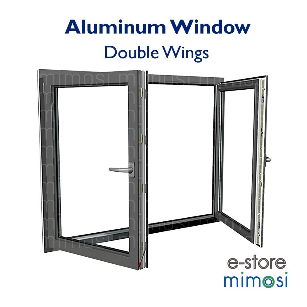 Alüminyum Pencere - Isı Yalıtımlı - 100x120 cm