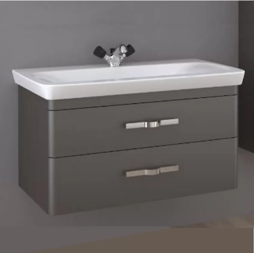 Ceramic Washbasin and Cabin 90 cm 